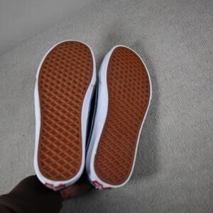 Vans Navy Blue Low Top Skate Shoes Men’s Size 8.5 White Laces Classic